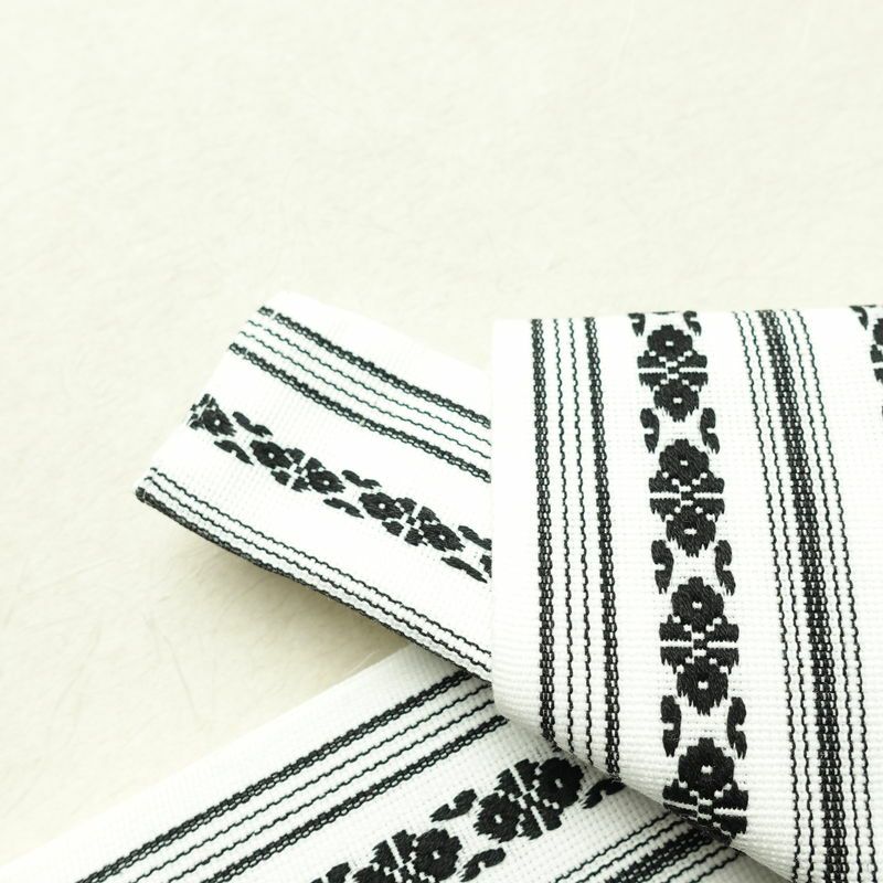 新品 男性用 帯 ワンタッチ角帯 献上柄 角帯 ワンタッチ 浴衣 袴下 かくおび 未使用品 白_画像3