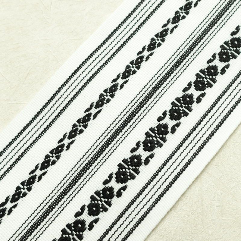 新品 男性用 帯 ワンタッチ角帯 献上柄 角帯 ワンタッチ 浴衣 袴下 かくおび 未使用品 白_画像17