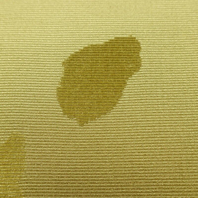 名古屋帯 太鼓柄 美品 正絹 その他の柄 名古屋仕立て なごや帯 リサイクル帯 帯 緑・うぐいす色_画像5