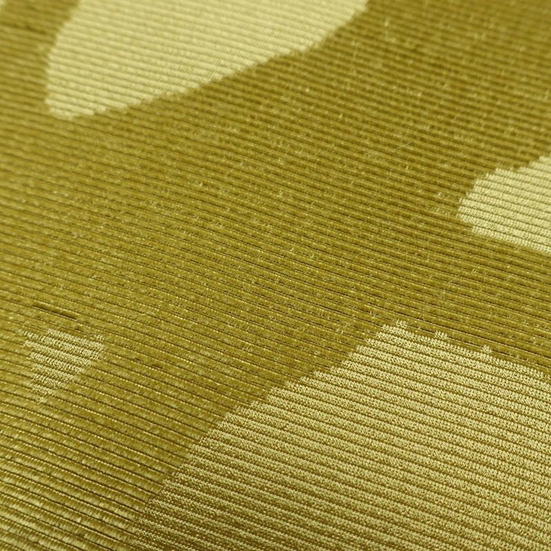 名古屋帯 太鼓柄 美品 正絹 その他の柄 名古屋仕立て なごや帯 リサイクル帯 帯 緑・うぐいす色_画像6