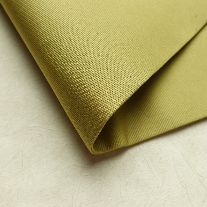 名古屋帯 太鼓柄 美品 正絹 その他の柄 名古屋仕立て なごや帯 リサイクル帯 帯 緑・うぐいす色_画像10