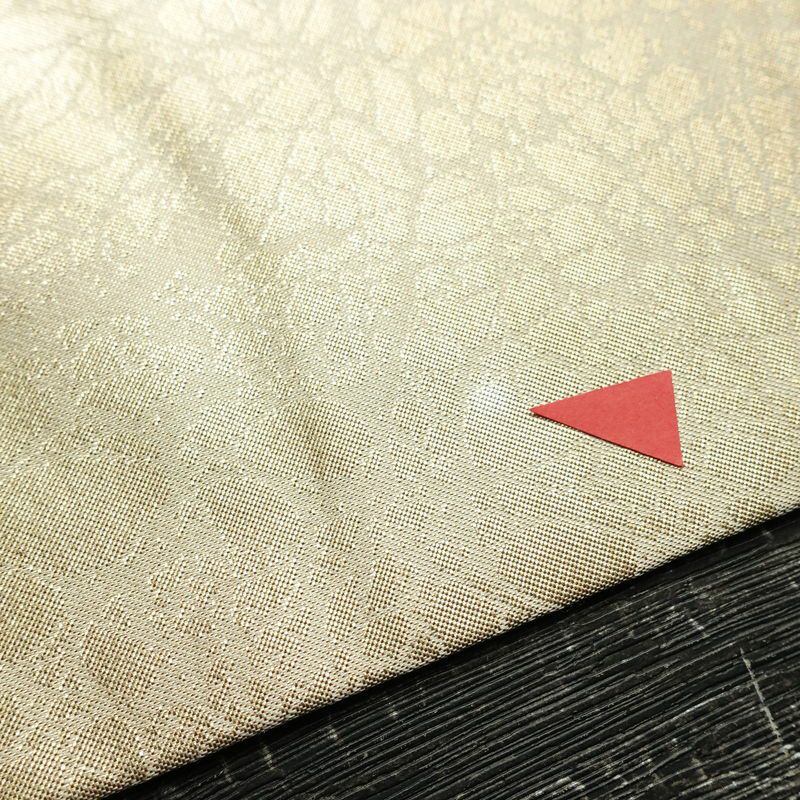名古屋帯 太鼓柄 良品 正絹 花柄 名古屋仕立て なごや帯 リサイクル帯 帯 刺繍 引箔 銀駒刺繍 金・銀_画像18