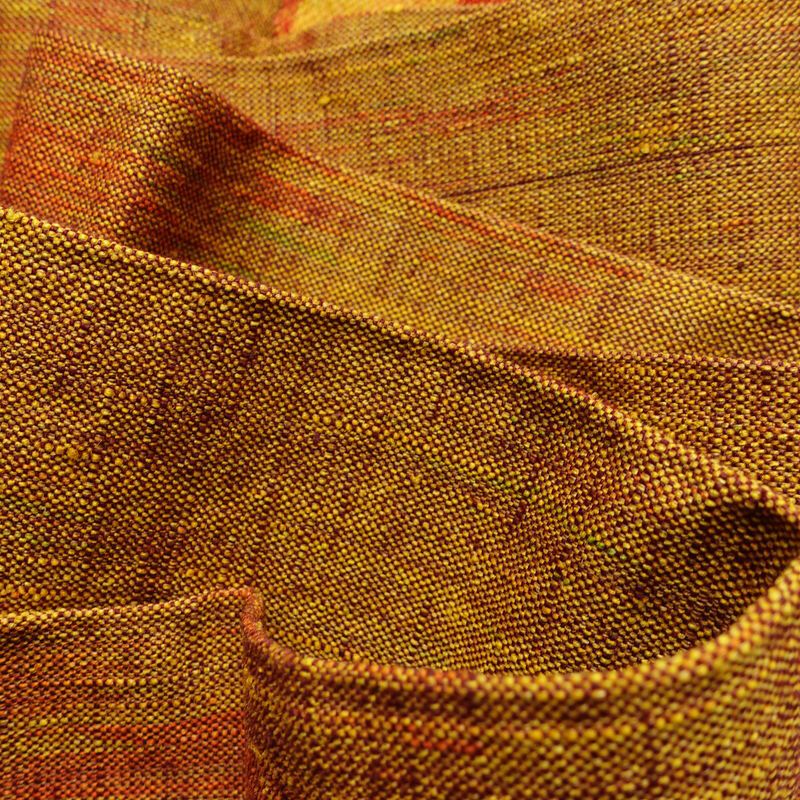 名古屋帯 太鼓柄 良品 正絹 花柄 名古屋仕立て なごや帯 リサイクル帯 帯 紬地 黄・黄土色_画像18