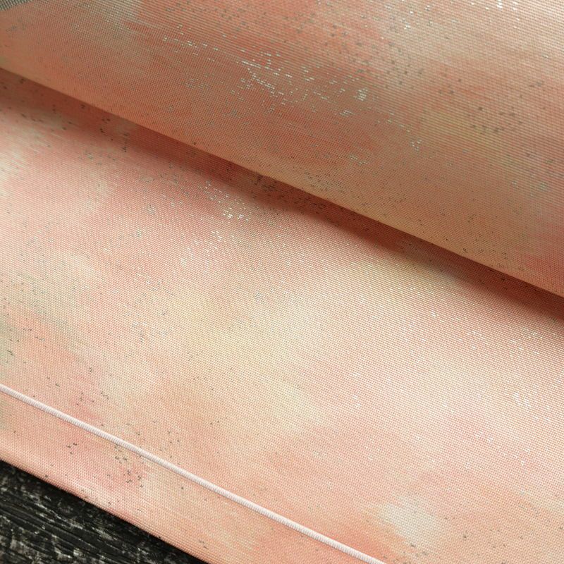 名古屋帯 太鼓柄 正絹 花柄 名古屋仕立て なごや帯 リサイクル帯 帯 金糸 ピンク_画像7