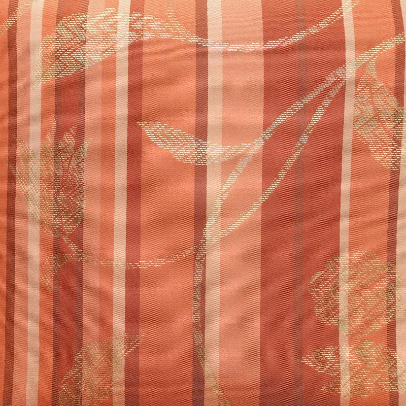 名古屋帯 六通柄 正絹 縞柄・線柄 名古屋仕立て なごや帯 リサイクル帯 帯 金糸 多色使い_画像2