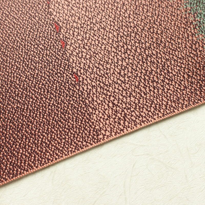 名古屋帯 六通柄 良品 正絹 幾何学柄・抽象柄 松葉仕立て なごや帯 リサイクル帯 帯 多色使い_画像16