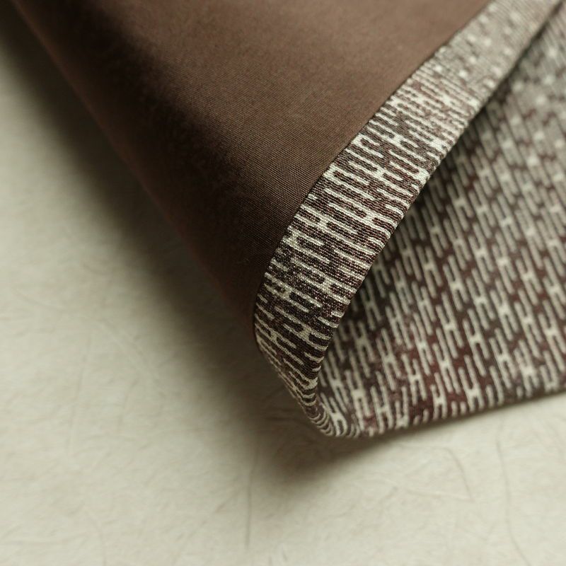 名古屋帯 全通柄 美品 正絹 古典柄 名古屋仕立て なごや帯 リサイクル帯 帯 茶_画像10