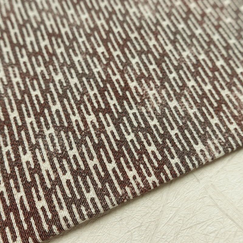 名古屋帯 全通柄 美品 正絹 古典柄 名古屋仕立て なごや帯 リサイクル帯 帯 茶_画像13