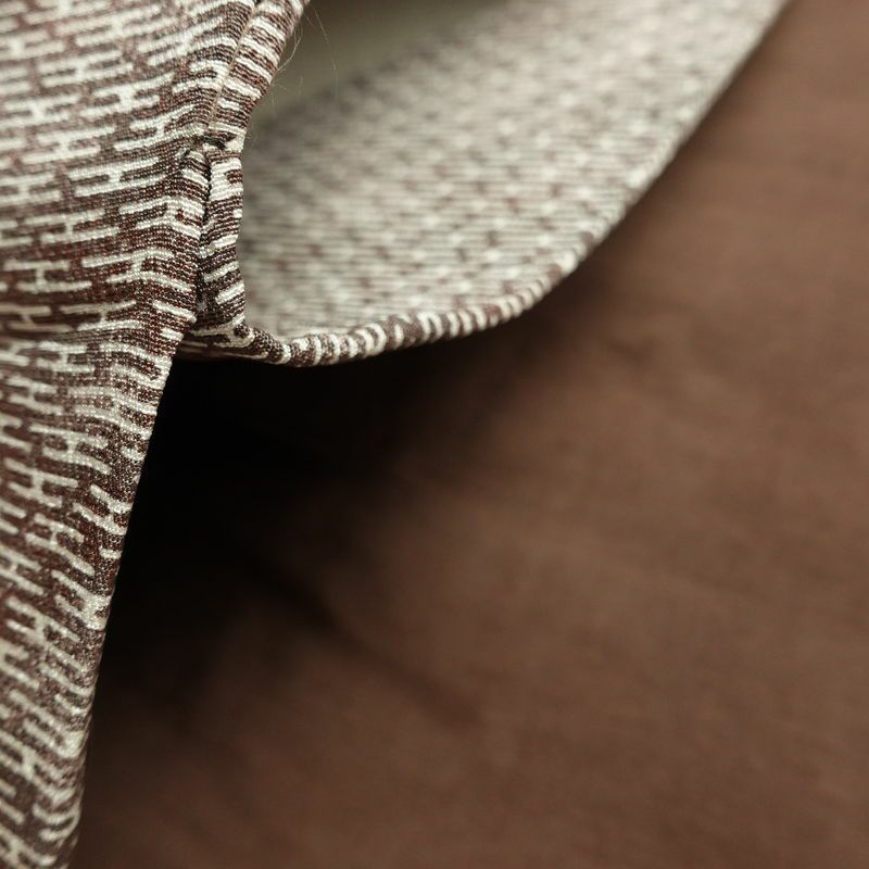 名古屋帯 全通柄 美品 正絹 古典柄 名古屋仕立て なごや帯 リサイクル帯 帯 茶_画像20