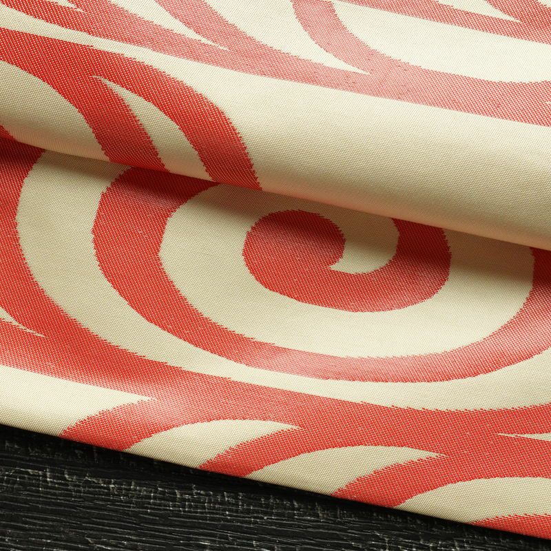 名古屋帯 六通柄 正絹 流水・波柄 名古屋仕立て なごや帯 リサイクル帯 帯 クリーム_画像7