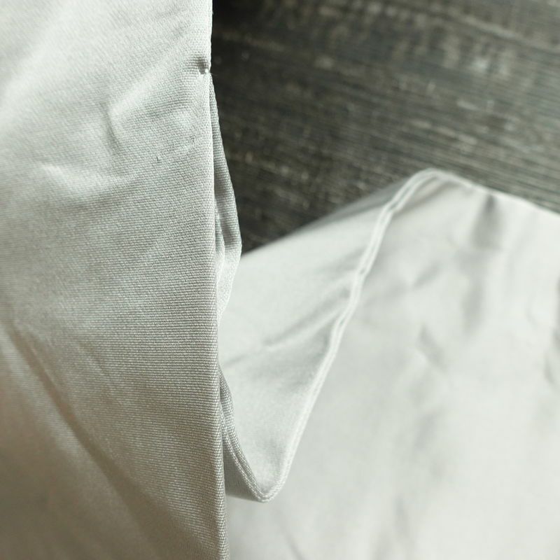 名古屋帯 太鼓柄 正絹 花柄 名古屋仕立て なごや帯 リサイクル帯 帯 モダン ブルーグレー グレー_画像20