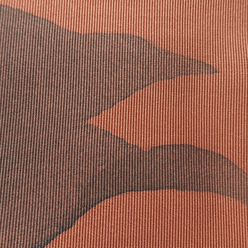 名古屋帯 太鼓柄 良品 落款入り 正絹 木の葉・植物柄 松葉仕立て なごや帯 リサイクル帯 帯 シンプル くすみピンク ピンク_画像4