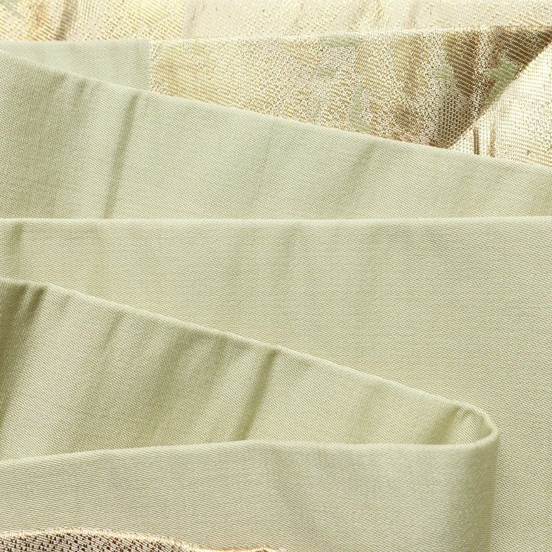 名古屋帯 六通柄 正絹 風景柄 名古屋仕立て なごや帯 リサイクル帯 帯 箔 引箔 金・銀_画像18