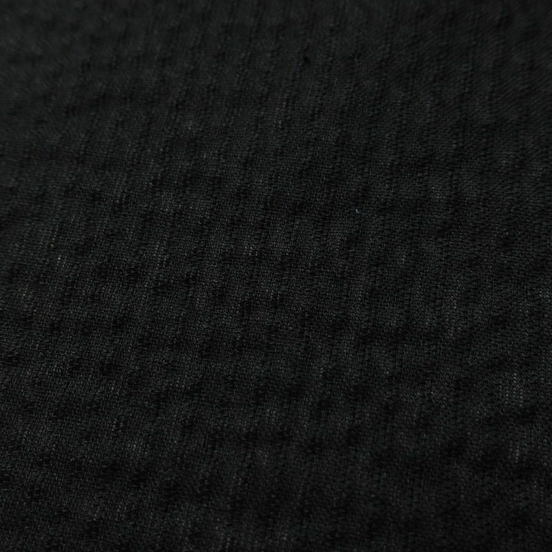 新品 男性用 浴衣 良品 綿 無地 単衣仕立て 身丈148cm 裄丈71.5cm 未使用品 黒_画像7