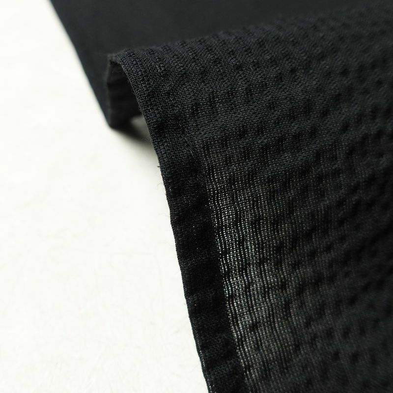 新品 男性用 浴衣 良品 綿 無地 単衣仕立て 身丈148cm 裄丈71.5cm 未使用品 黒_画像13