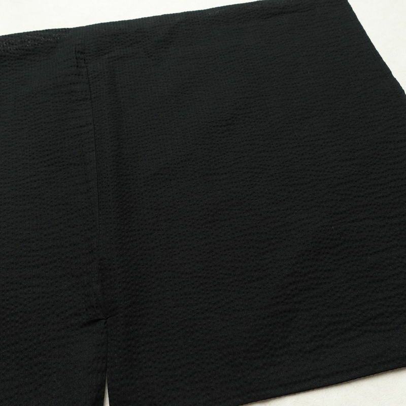 新品 男性用 浴衣 良品 綿 無地 単衣仕立て 身丈148cm 裄丈71.5cm 未使用品 黒_画像14