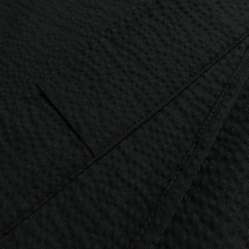 新品 男性用 浴衣 良品 綿 無地 単衣仕立て 身丈148cm 裄丈71.5cm 未使用品 黒_画像22