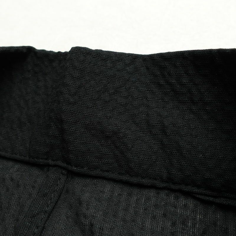 新品 男性用 浴衣 良品 綿 無地 単衣仕立て 身丈148cm 裄丈71.5cm 未使用品 黒_画像23