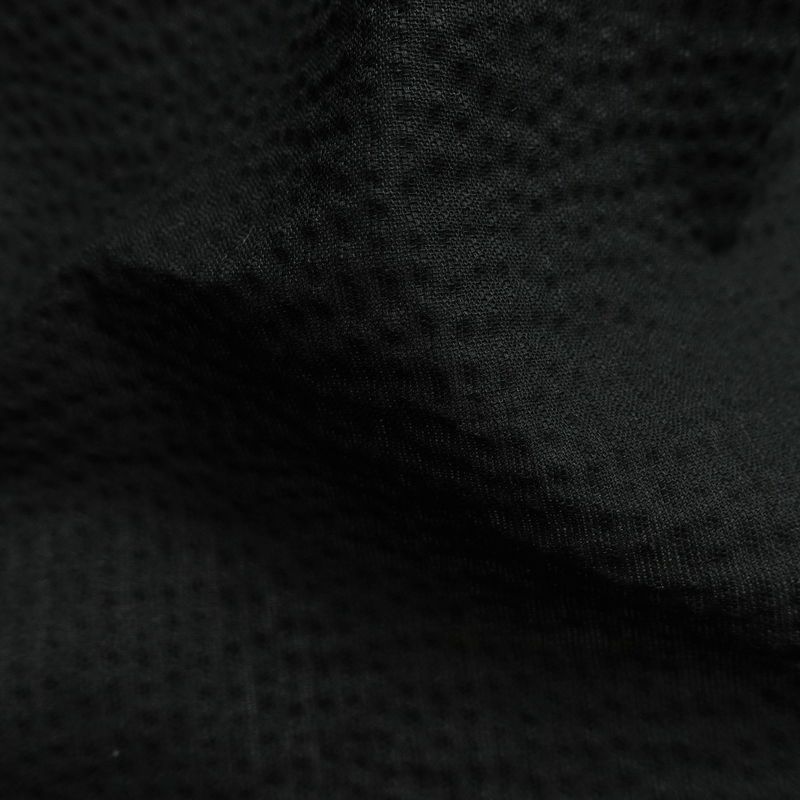 新品 男性用 浴衣 良品 綿 無地 単衣仕立て 身丈148cm 裄丈71.5cm 未使用品 黒_画像27