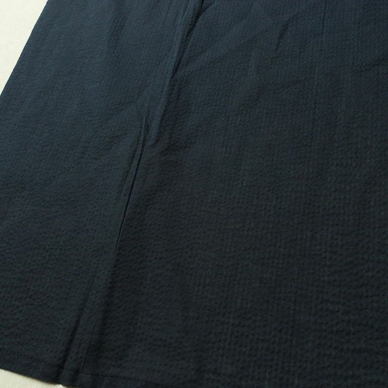 新品 男性用 浴衣 良品 綿 無地 単衣仕立て 身丈145.5cm 裄丈73cm 未使用品 青・紺_画像4