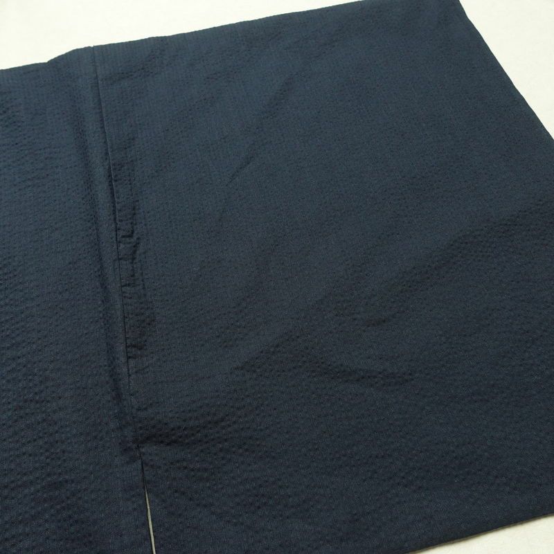 新品 男性用 浴衣 良品 綿 無地 単衣仕立て 身丈145.5cm 裄丈73cm 未使用品 青・紺_画像14