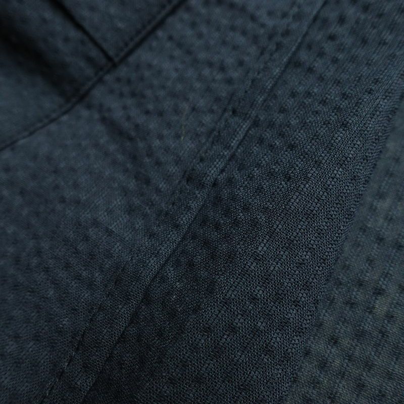 新品 男性用 浴衣 良品 綿 無地 単衣仕立て 身丈145.5cm 裄丈73cm 未使用品 青・紺_画像24