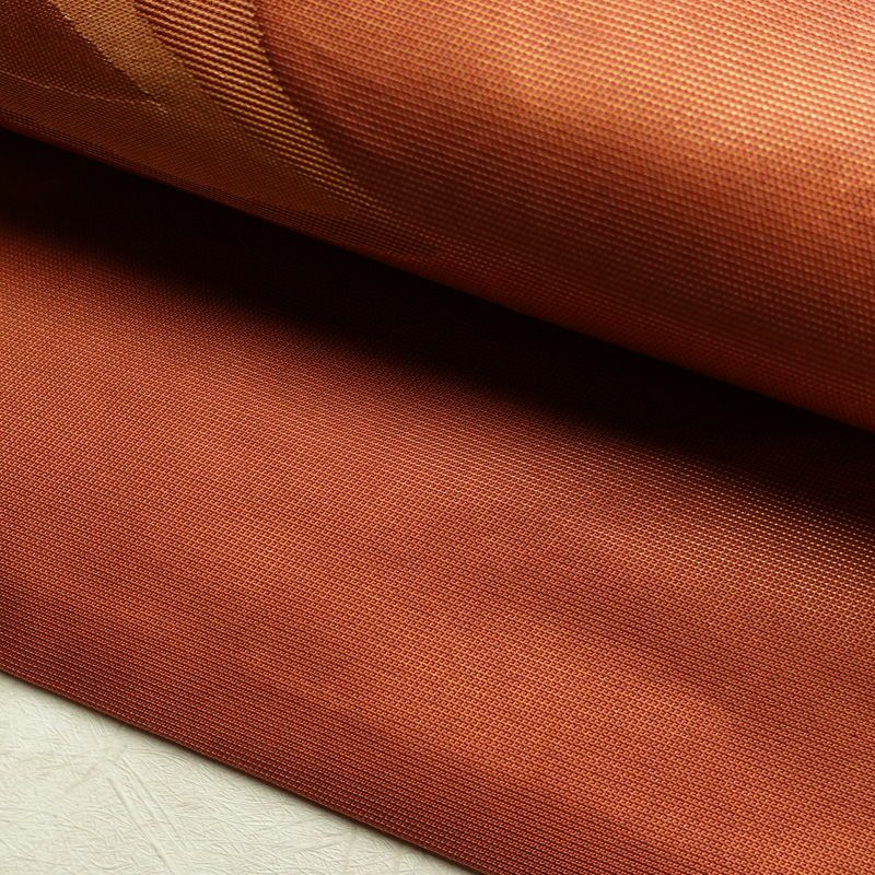 名古屋帯 太鼓柄 正絹 流水・波柄 名古屋仕立て なごや帯 リサイクル帯 帯 引箔 橙_画像7