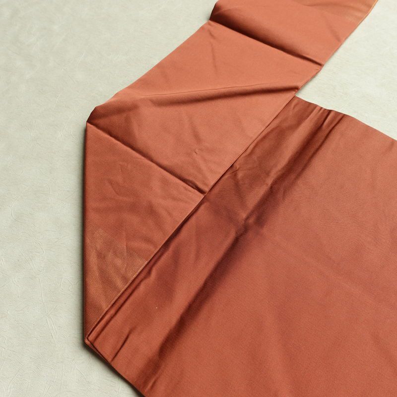 名古屋帯 太鼓柄 正絹 流水・波柄 名古屋仕立て なごや帯 リサイクル帯 帯 引箔 橙_画像19