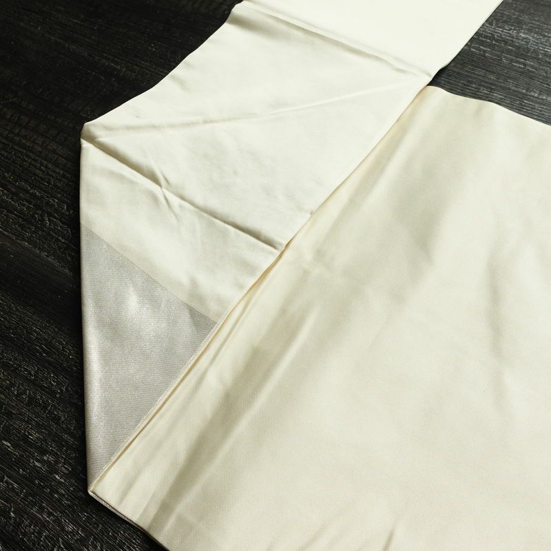 名古屋帯 太鼓柄 正絹 古典柄 名古屋仕立て なごや帯 リサイクル帯 帯 雪輪 引箔 金糸 金・銀_画像20