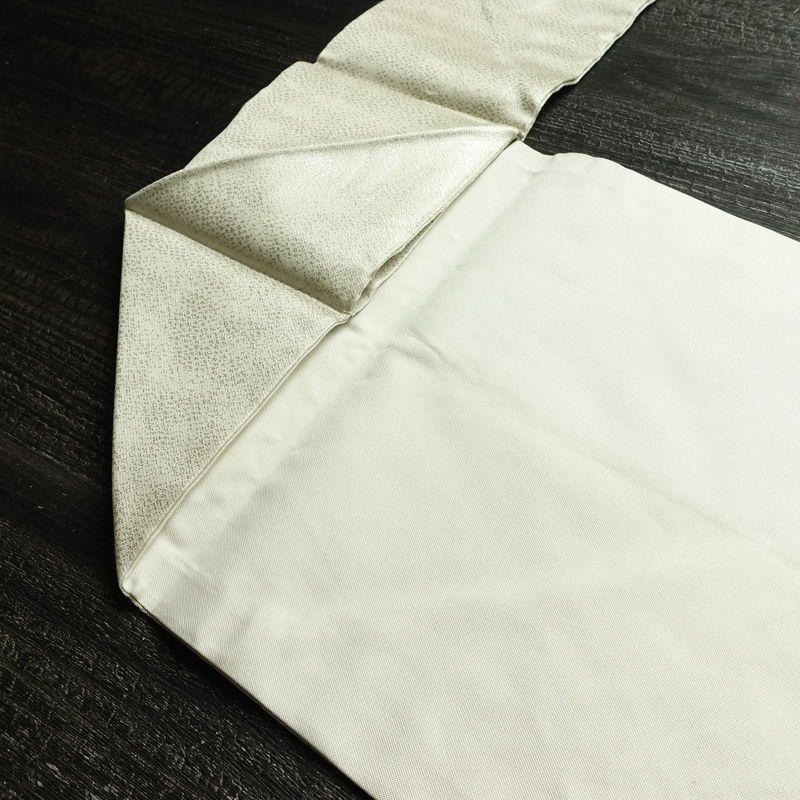 名古屋帯 太鼓柄 相良刺繍 正絹 花柄 名古屋仕立て なごや帯 リサイクル帯 帯 刺繍 金・銀_画像21