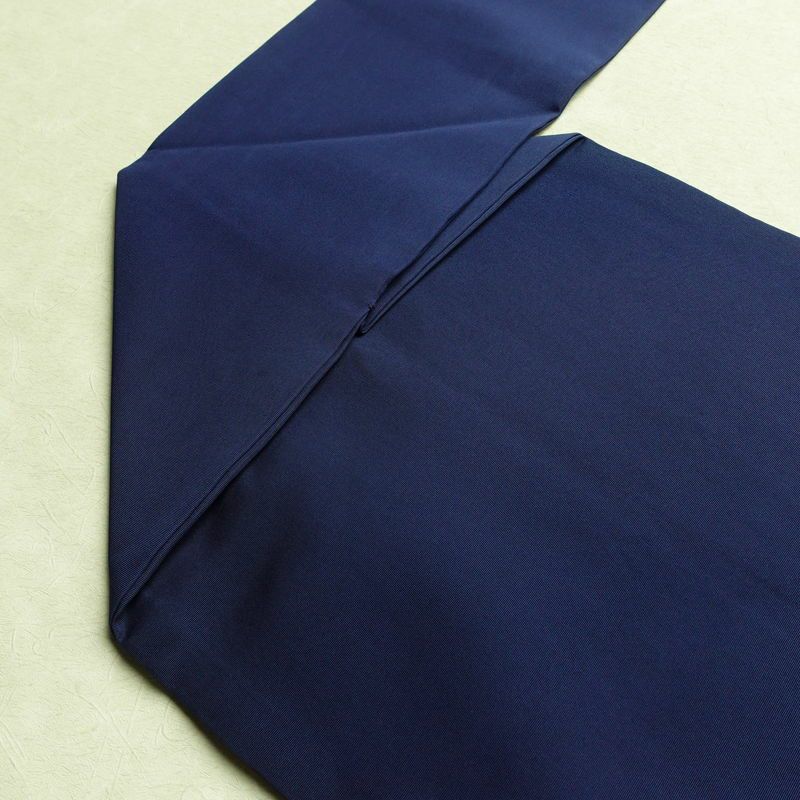 名古屋帯 太鼓柄 良品 正絹 花柄 名古屋仕立て なごや帯 リサイクル帯 一部しつけ糸付き 帯 シンプル 青・紺_画像18