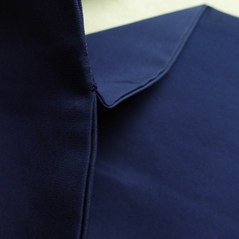 名古屋帯 太鼓柄 良品 正絹 花柄 名古屋仕立て なごや帯 リサイクル帯 一部しつけ糸付き 帯 シンプル 青・紺_画像19