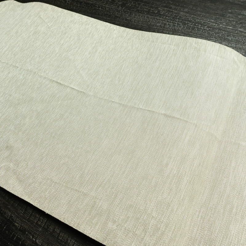 名古屋帯 太鼓柄 正絹 花柄 松葉仕立て なごや帯 リサイクル帯 帯 金・銀_画像17