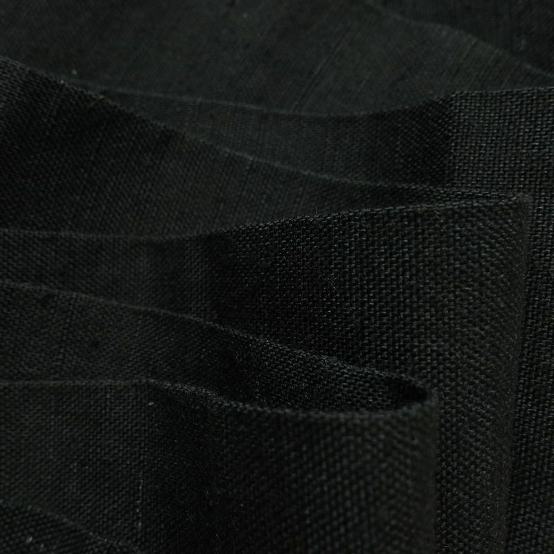 名古屋帯 太鼓柄 正絹 木の葉・植物柄 名古屋仕立て なごや帯 リサイクル帯 帯 シンプル 黒_画像18