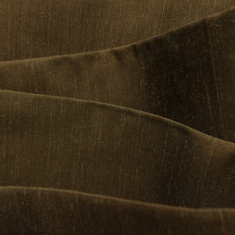 名古屋帯 太鼓柄 良品 正絹 木の葉・植物柄 名古屋仕立て なごや帯 リサイクル帯 帯 柿 モダン シンプル 茶_画像17