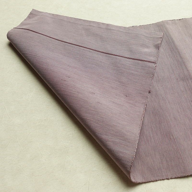 名古屋帯 太鼓柄 正絹 花柄 名古屋仕立て なごや帯 リサイクル帯 帯 紫・藤色_画像10