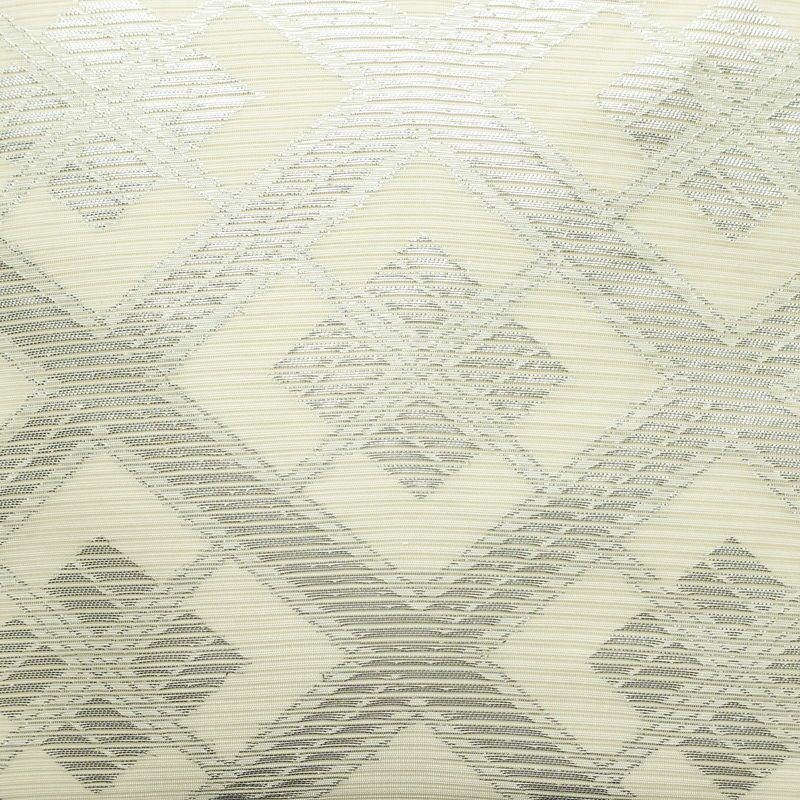 名古屋帯 全通柄 正絹 古典柄 名古屋仕立て なごや帯 リサイクル帯 帯 銀糸 白_画像2