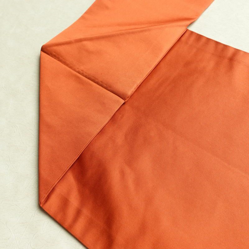 名古屋帯 太鼓柄 良品 正絹 花柄 名古屋仕立て なごや帯 リサイクル帯 帯 刺繍 箔 引箔 橙_画像19