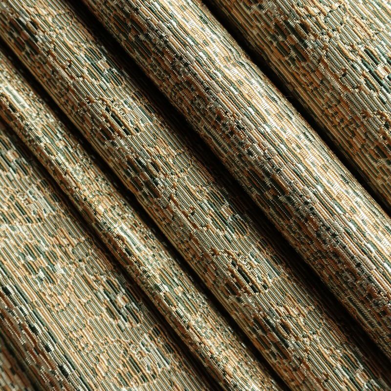 名古屋帯 全通柄 良品 正絹 幾何学柄・抽象柄 通し仕立て なごや帯 リサイクル帯 帯 オリエンタル ベージュ_画像20