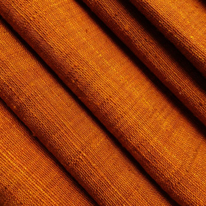 名古屋帯 全通柄 良品 正絹 無地 通し仕立て なごや帯 リサイクル帯 帯 シンプル 紬地 橙_画像19