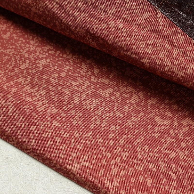 名古屋帯 太鼓柄 正絹 幾何学柄・抽象柄 名古屋仕立て なごや帯 リサイクル帯 帯 合皮 モダン ピンク_画像10