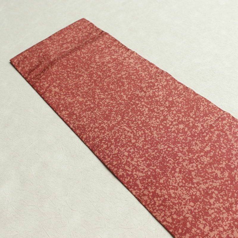 名古屋帯 太鼓柄 正絹 幾何学柄・抽象柄 名古屋仕立て なごや帯 リサイクル帯 帯 合皮 モダン ピンク_画像17