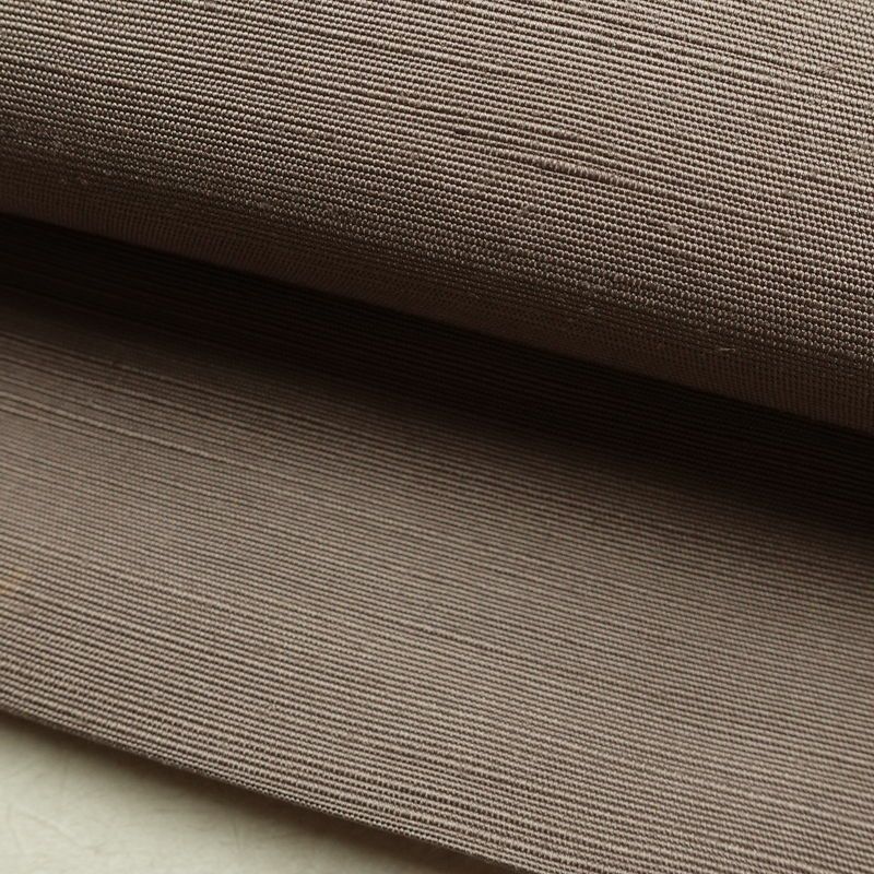 名古屋帯 太鼓柄 正絹 通し仕立て なごや帯 リサイクル帯 帯 シンプル 小豆・エンジ_画像7