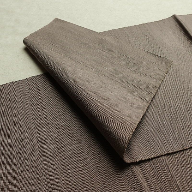 名古屋帯 太鼓柄 正絹 通し仕立て なごや帯 リサイクル帯 帯 シンプル 小豆・エンジ_画像9