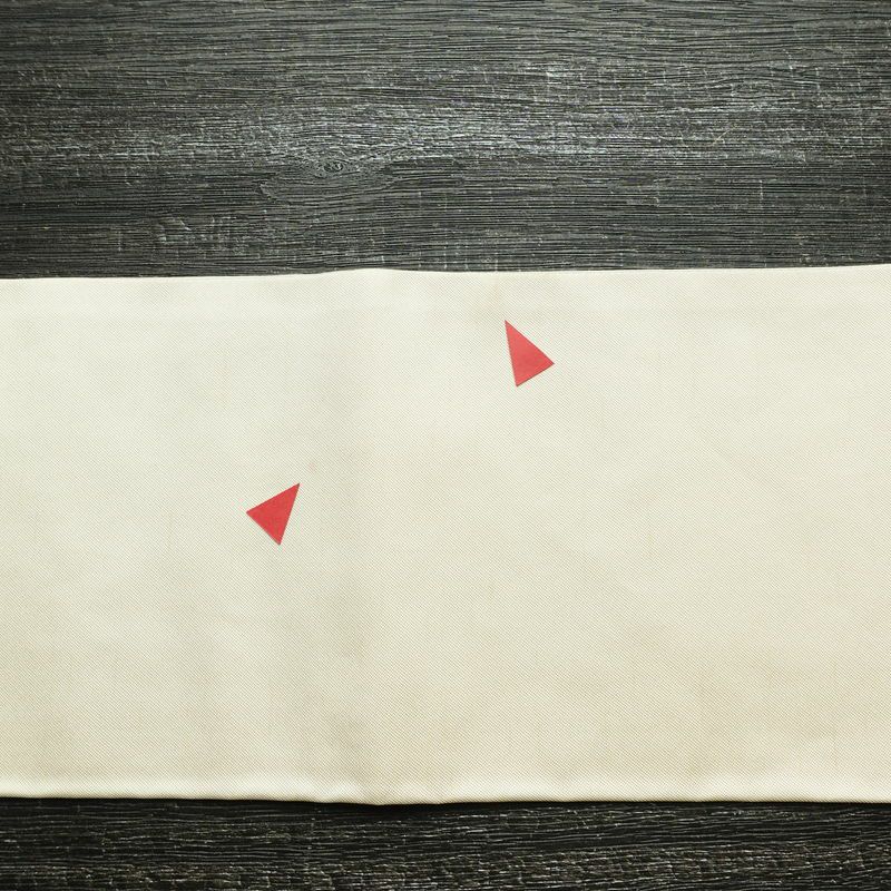 名古屋帯 太鼓柄 金駒刺繍 正絹 木の葉・植物柄 名古屋仕立て なごや帯 リサイクル帯 帯 刺繍 シンプル 金・銀_画像16