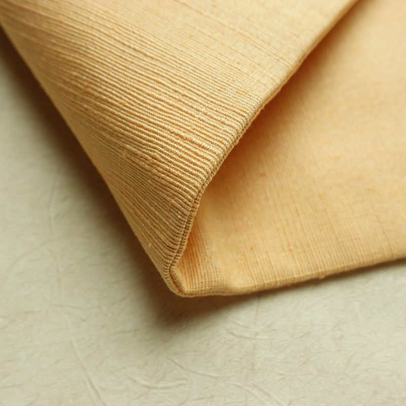 名古屋帯 太鼓柄 良品 しつけ糸付き 正絹 花柄 名古屋仕立て なごや帯 リサイクル帯 帯 金彩 モダン 橙_画像10