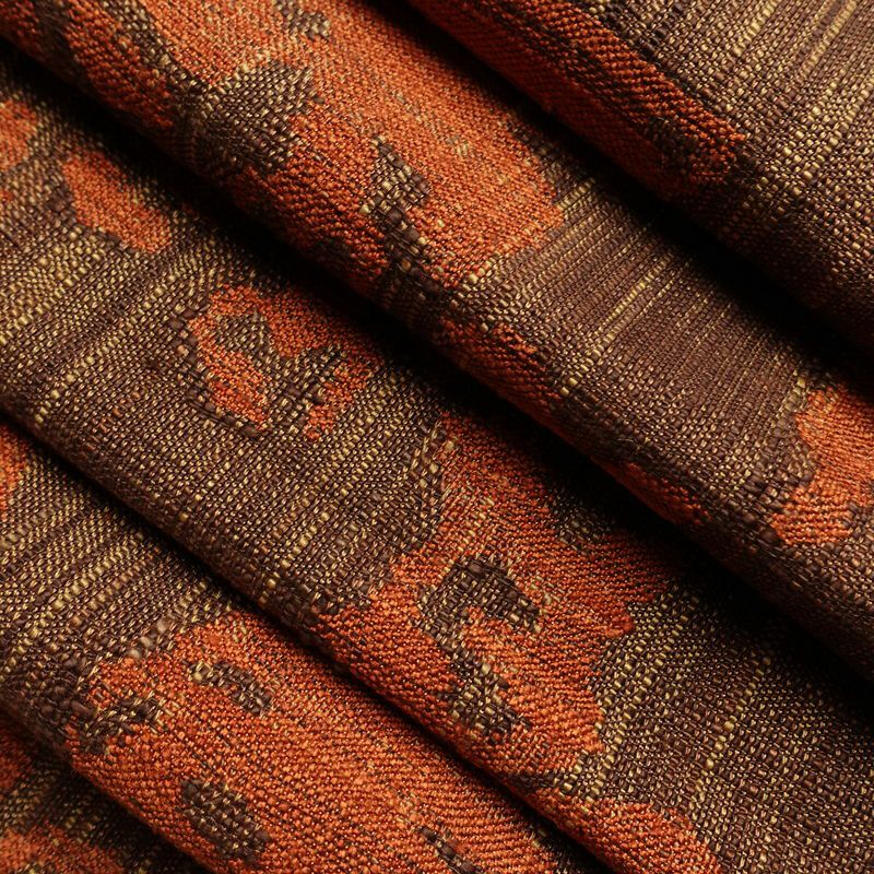 名古屋帯 六通柄 正絹 幾何学柄・抽象柄 松葉仕立て なごや帯 リサイクル帯 帯 紬地 茶_画像19