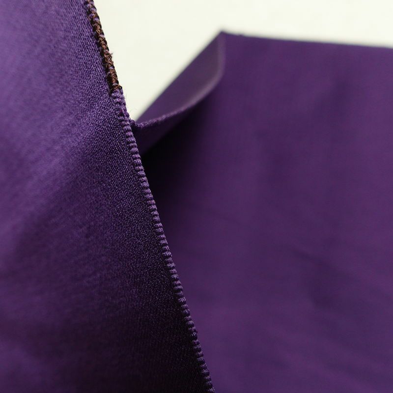 名古屋帯 太鼓柄 正絹 古典柄 松葉仕立て なごや帯 リサイクル帯 帯 引箔 扇子 紫・藤色_画像16