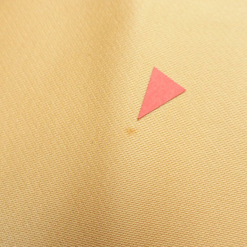 名古屋帯 太鼓柄 正絹 古典柄 名古屋仕立て シンプル 扇子 ベージュ_画像15