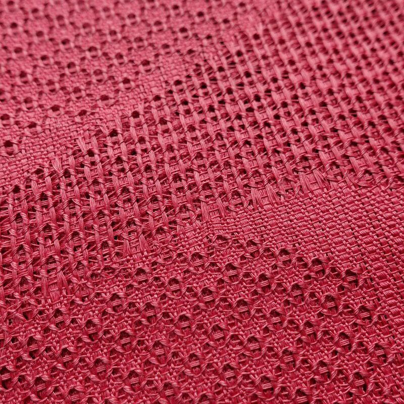 名古屋帯 全通柄 良品 夏用 正絹 流水・波柄 松葉仕立て なごや帯 リサイクル帯 帯 ピンク_画像6